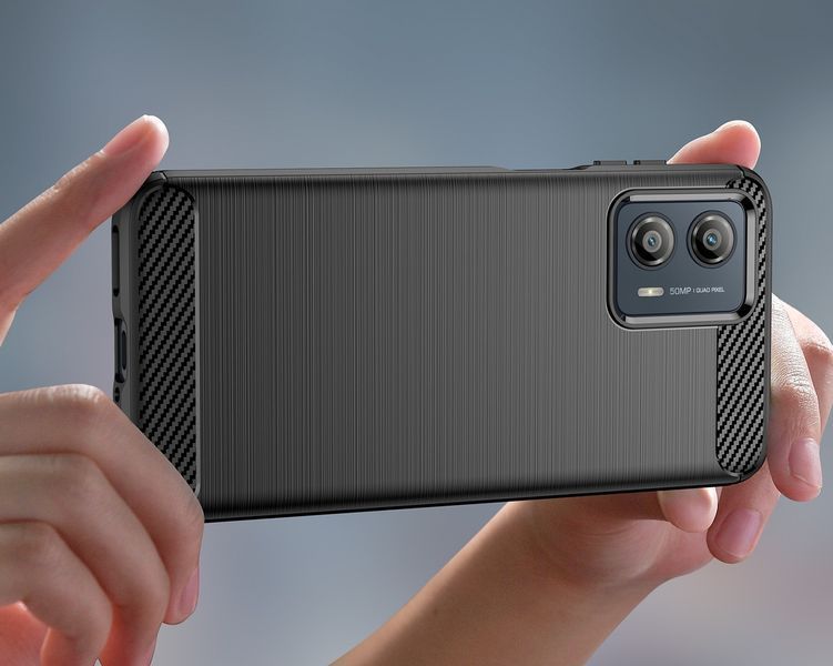 TPU чехол накладка Urban для Motorola G53 / черный 89342 фото