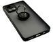 TPU чохол накладка Matte Ring Magnit для Motorola G72 чорний 094809 фото 3
