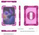 PC + TPU чохол Carbon Armor Tablet на планшет Samsung Galaxy Tab A9 Plus (11") / малиновий 200898 фото 6