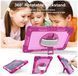 PC + TPU чохол Carbon Armor Tablet на планшет Samsung Galaxy Tab A9 Plus (11") / малиновий 200898 фото 5
