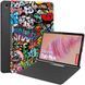 Шкіряний чохол книжка Crazy Horse на планшет Lenovo Tab Plus (11.5")/graffiti 098898 фото 2