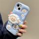 Силіконовий 3D чохол Funny Sheep для iPhone 14 / блакитний 099315 фото 7