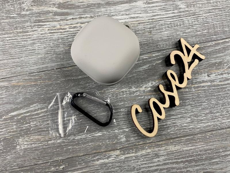 Силіконовий чохол з карабіном для Samsung Galaxy Buds Live (11 кольорів) 82889 фото