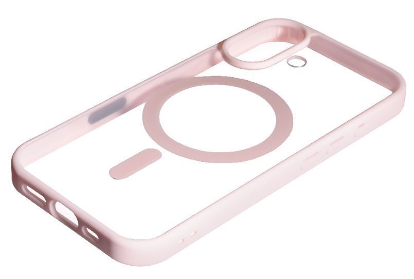 Чохол TPU+PC Color з підтримкою Magsafe для Apple iPhone 16 / pink 200822 фото