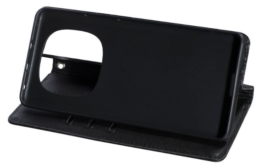 Чехол книжка Deluxe на Xiaomi Redmi Note 14 Pro (4G) / черный 203273 фото