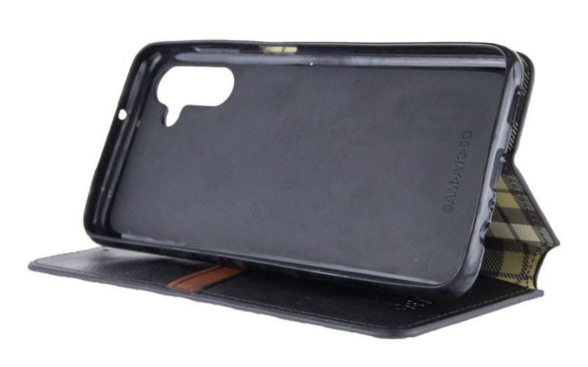 Шкіряний чохол книжка Cubic для Samsung Galaxy A16 (5G) / чорний 201195 фото