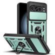 PC + TPU чехол Camshield Armor для Google Pixel 9 Pro XL / зеленый