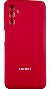 Чехол Soft touch для Samsung Galaxy A04S / красный 087723 фото