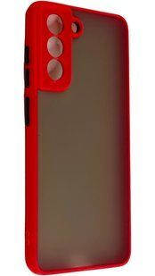 TPU чохол накладка Matte Color Case для Samsung Galaxy S21 FE червоний 092204 фото