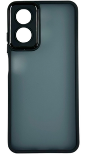 TPU чохол Luxury Metal Lens на Oppo A17K чорний 88443 фото