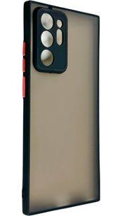 TPU чохол накладка Matte Color Case для Samsung Galaxy Note 20 чорний 92254 фото