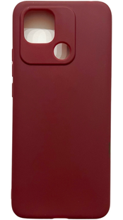 Чехол силиконовый Candy для Xiaomi Redmi 10C (на сяоми 10ц) бордовый 086124 фото