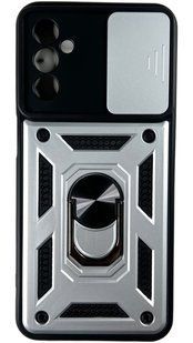 PC + TPU чохол Camshield armor для Samsung Galaxy M23 5G (на самсунг м23) сріблястий 086726 фото