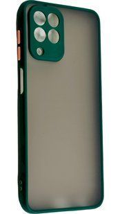 TPU чехол накладка Matte Color Case для Samsung Galaxy M53 темно-зеленый 092304 фото