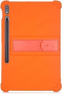 Чехол противоударный Friendly на Samsung Tab S9 FE (10.9") оранжевый 094777 фото