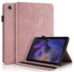 Чехол книжка Wood Book на планшет Samsung Galaxy Tab A11 (8.7") / розовый 100846 фото