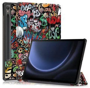 Чохол книжка Crazy Horse для Samsung Galaxy Tab S10 FE (10.9") / graffiti 202791 фото