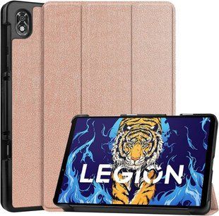 Кожаный чехол книжка Crazy Horse для Lenovo Legion Y700 (8.8") 2022 / rose gold 092004 фото