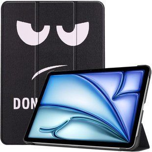 Шкіряний чохол книжка Crazy Horse на планшет iPad Air 11 (2024-2025) 11" / dont touch 097549 фото