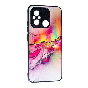 TPU чехол Marble Ultraviolet для Xiaomi Redmi 12C Red 088593 фото