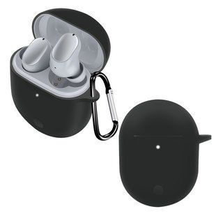 Силиконовый чехол с карабином для Xiaomi Redmi Airdots 3 Pro черный 90642 фото