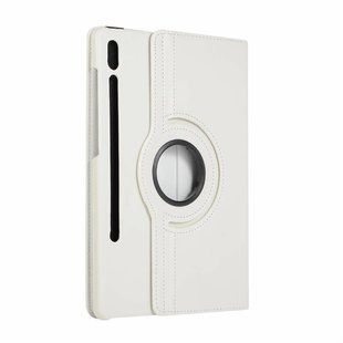 Кожаный чехол книжка 360 для Samsung Galaxy Tab S9 FE (10.9") / белый 093487 фото