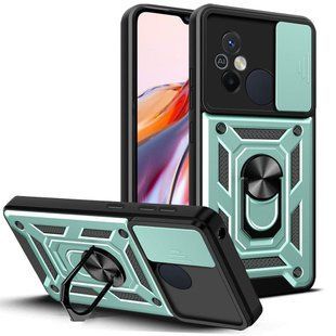 PC + TPU чехол Camshield armor на Xiaomi Redmi 12C / светло-зеленый 092104 фото