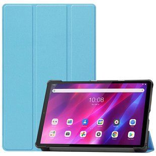 Шкіряний чохол книжка Crazy Horse для Lenovo Tab P11 Plus (11") / блакитний 093924 фото