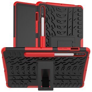 PC + TPU чехол Armor на Samsung Galaxy Tab S7 Plus 12.4" T975 красный 091600 фото