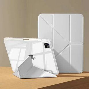 Чехол книжка Transparent Origami на Apple iPad Pro 11 2022 (11") / сірий 101148 фото