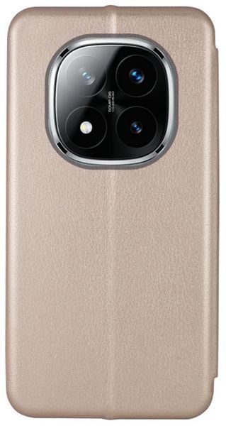Чохол книжка Elegant book для Xiaomi Redmi Note&nbsp;15 Pro (4G) / золотистий 204453 фото