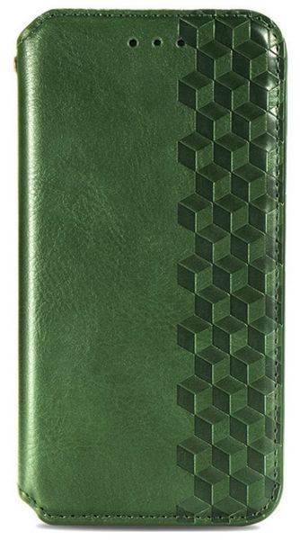 Шкіряний чохол книжка Cubic для Motorola G06 / зелений 204287 фото