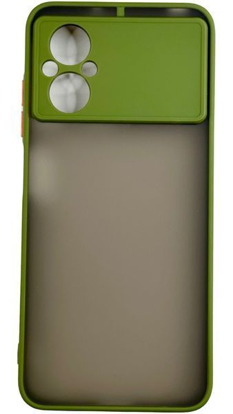 TPU чохол накладка Matte Color Case для Poco M5 світло-зелений 092654 фото