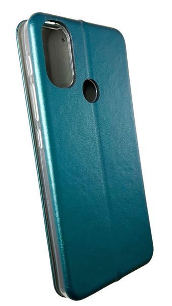 Чохол книжка Elegant book для Motorola E40 / смарагдовий 87523 фото