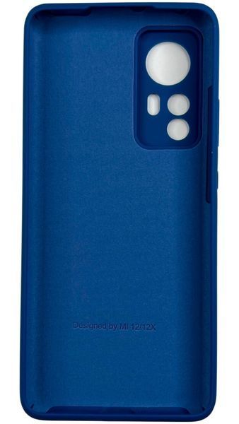 Чохол Soft touch для Xiaomi 12 / синій 095367 фото