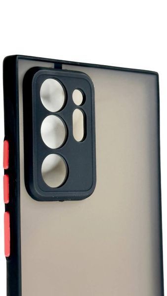 TPU чехол накладка Matte Color Case для Samsung Galaxy Note 20 черный 92254 фото