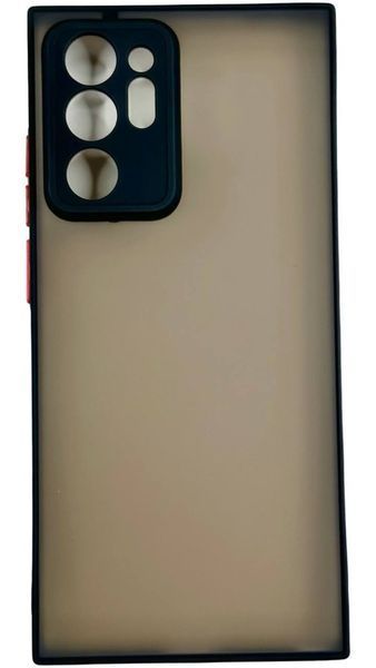 TPU чехол накладка Matte Color Case для Samsung Galaxy Note 20 черный 92254 фото