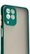 TPU чохол накладка Matte Color Case для Samsung Galaxy M53 темно-зелений 092304 фото 3