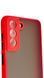 TPU чохол накладка Matte Color Case для Samsung Galaxy S21 FE червоний 092204 фото 3