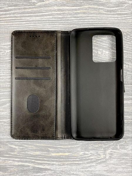 Шкіряний чохол-книжка Retro на ZTE Blade V30 (на зті блейд на30) чорний 084511 фото