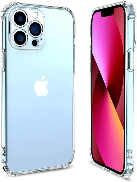 Чохол WXD силіконовий протиударний для iPhone 13 Pro / прозорий 087023 фото