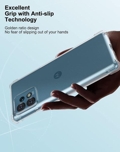 Чехол WXD силиконовый противоударный для Moto Edge 40 Pro 089748 фото