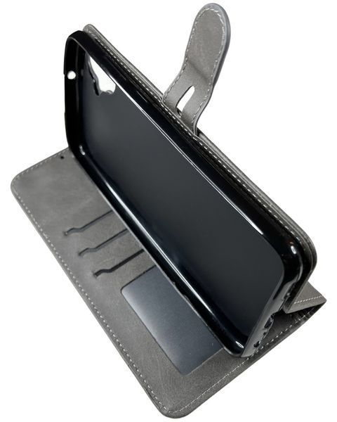 Чехол книжка Amsterdam для Samsung Galaxy A04E (на самсунг а04е) серый 087222 фото
