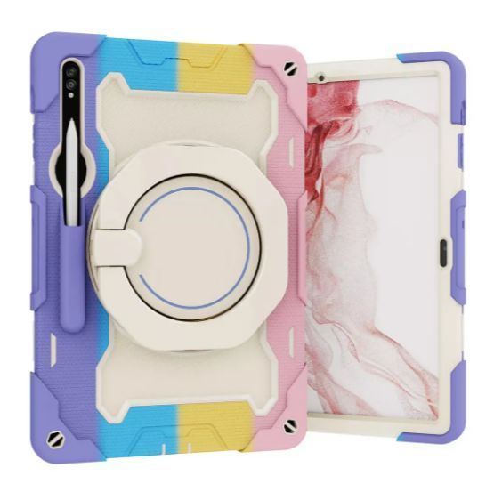 Чехол Rainbow Armor Tablet на планшет Samsung Galaxy Tab S10 Plus (12.4") / розовый 201839 фото
