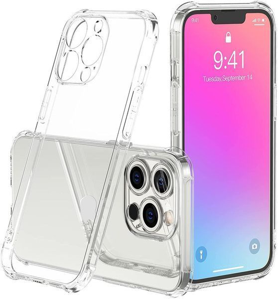 Чохол WXD силіконовий протиударний для iPhone 13 Pro / прозорий 087023 фото