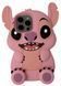 Силиконовый 3D чехол Funny Stitch для iPhone 15 Pro Max / розовый 098939 фото 1