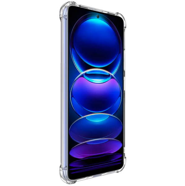 Чехол WXD Силикон противоударный для Poco M6 Pro 5G прозрачный 091147 фото