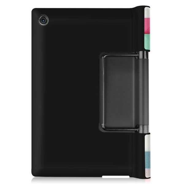 Шкіряний чохол книжка Crazy Horse для Lenovo Yoga Tab 11 квадратики 096367 фото