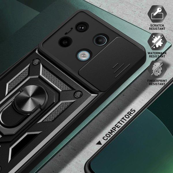 PC + TPU чохол Camshield armor на Xiaomi Redmi Note 13 Pro (5G) / синій 095761 фото