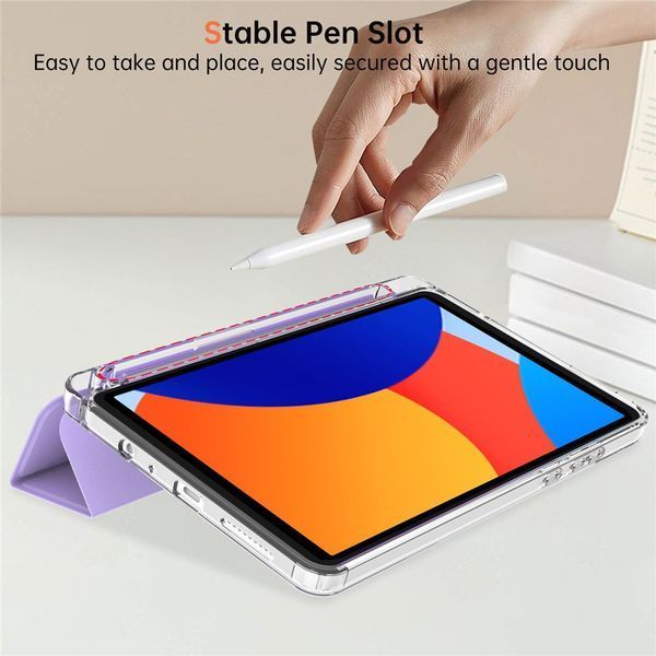 Чохол книжка Transparent Origami на Xiaomi Redmi Pad SE (8.7") 2024 / фіалковий 100232 фото